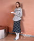 Ribbon Tie Peplum Hoodie